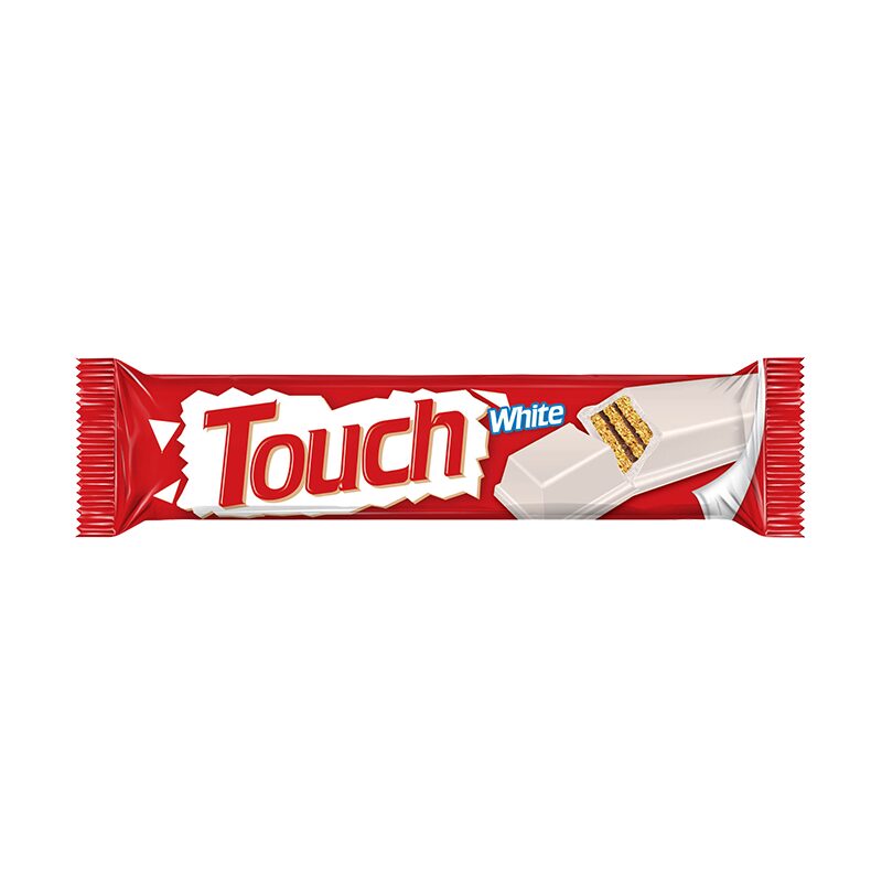 Napolitana cu crema de cacao si glazura de ciocolata alba, Touch, 55g