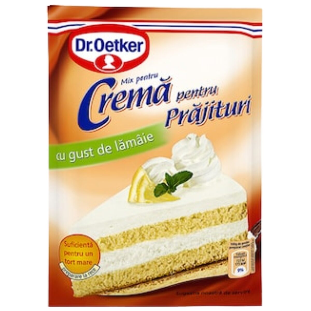 Mix pentru crema pentru prajituri Dr.Oetker, cu gust de lamaie, 30x50 g