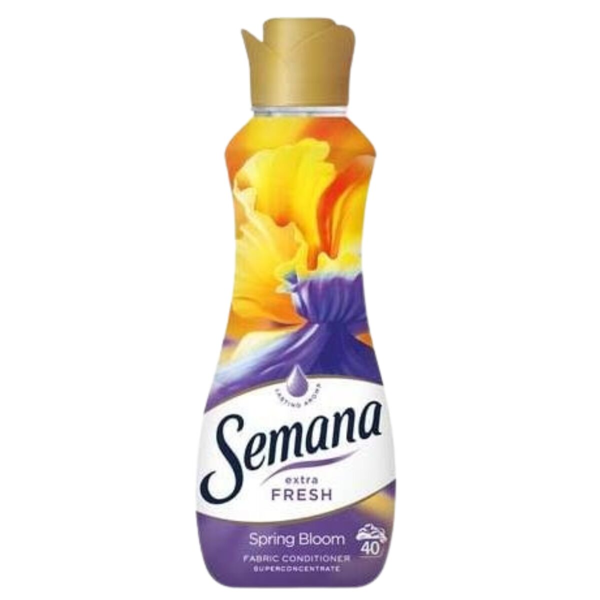 Balsam de rufe concentrat Semana extra fresh spring bloom 800ml, 40 spalari
