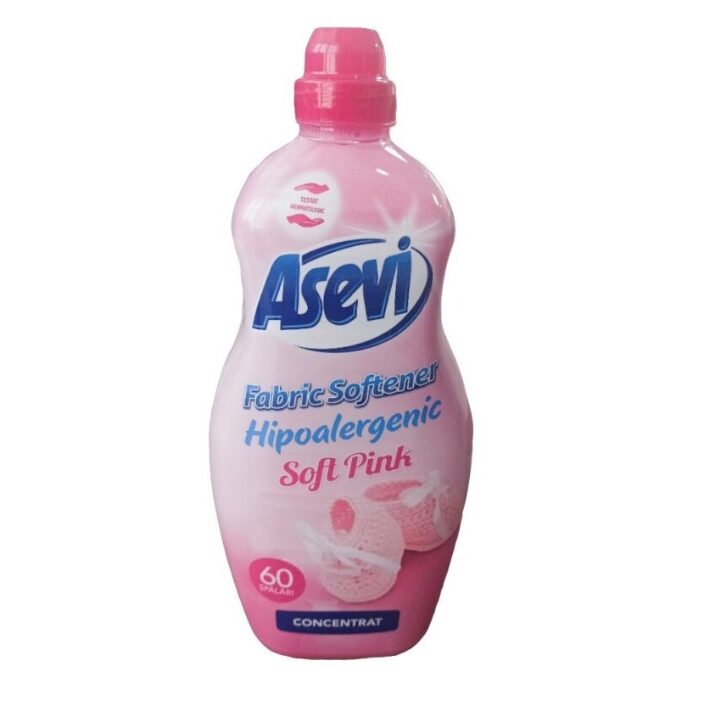 Balsam de Rufe Hipoalergenic Asevi Soft Pink, 60 spalari, 1.5 l
