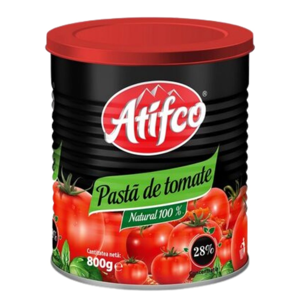 Pastă de tomate 28%, Atifco, cutie, 800g