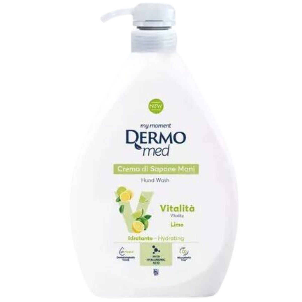 Sapun lichid cu parfum de lime Vitalita, 1 L, Dermomed