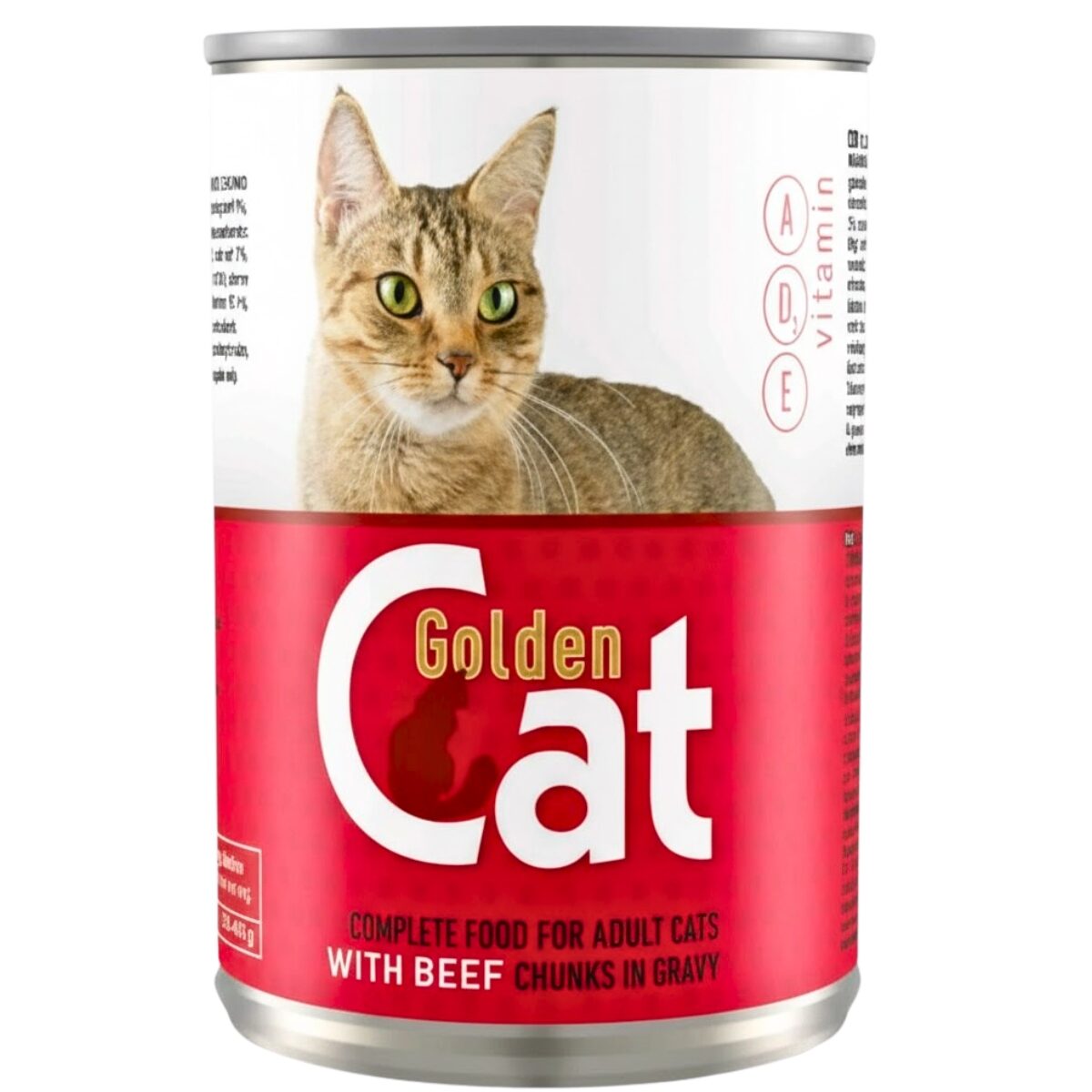 Conservă pentru pisici Golden Cat cu gust de vită, 415g