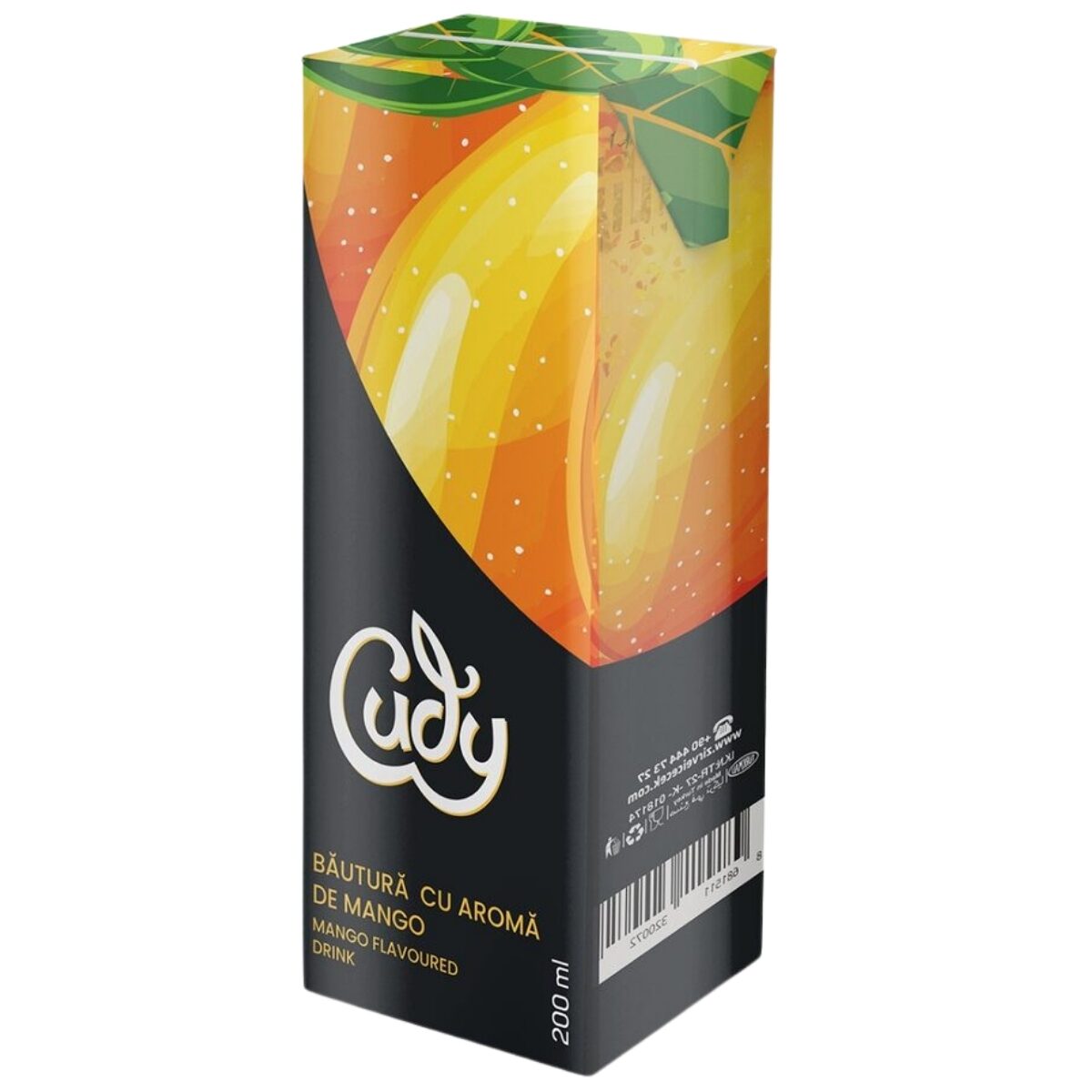 Suc cu pai Cudy – Aromă de mango, 200 ml