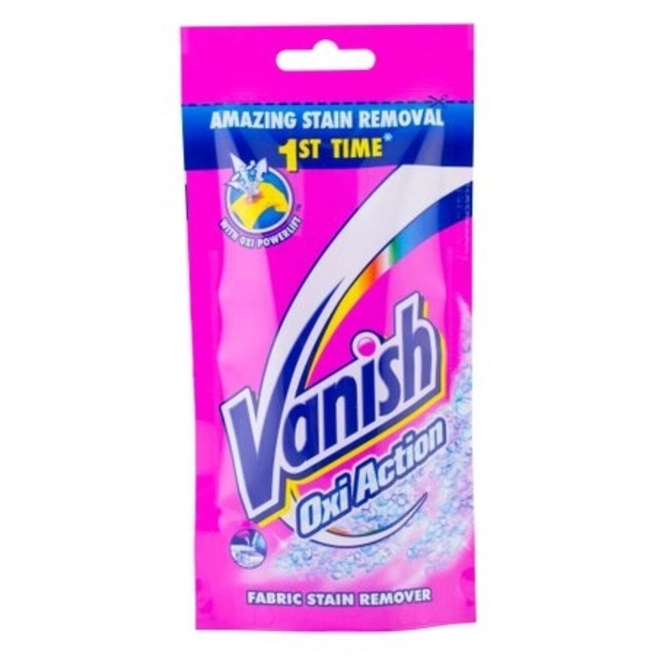 Solutie pentru Indepartarea Petelor Vanish Pink, Plic 100 ml
