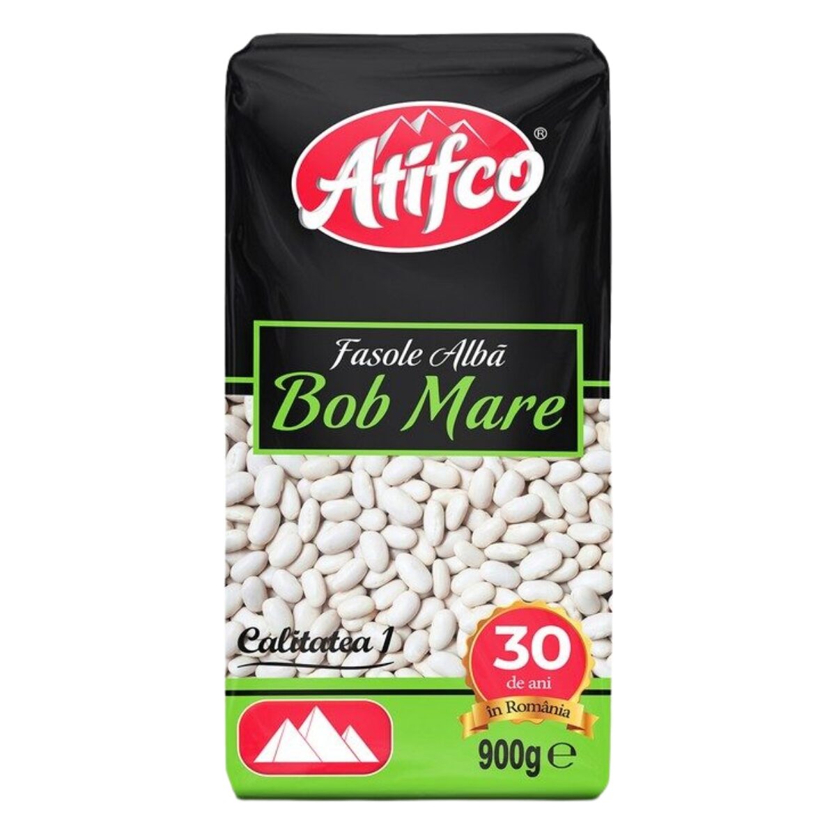 Fasole Albă Bob Mare Atifco, 900g