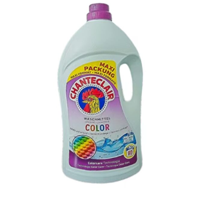 Detergent lichid pentru rufe colorate ChanteClair, 80 spalari, 3600 ml