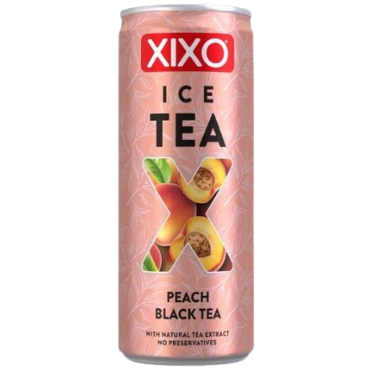 Bautura pe baza de ceai negru cu aroma de piersica, Xixo Ice Tea Peach, 250ml, SGR