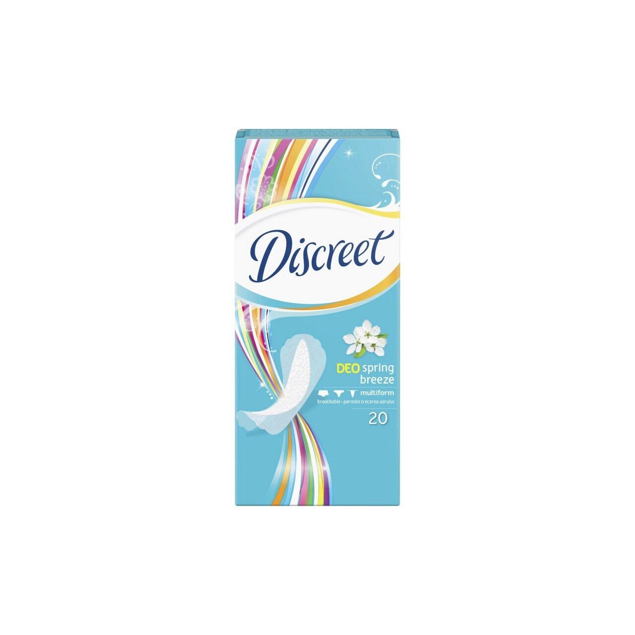 Absorbante zilnice Discreet Spring Breeze, 20 bucati