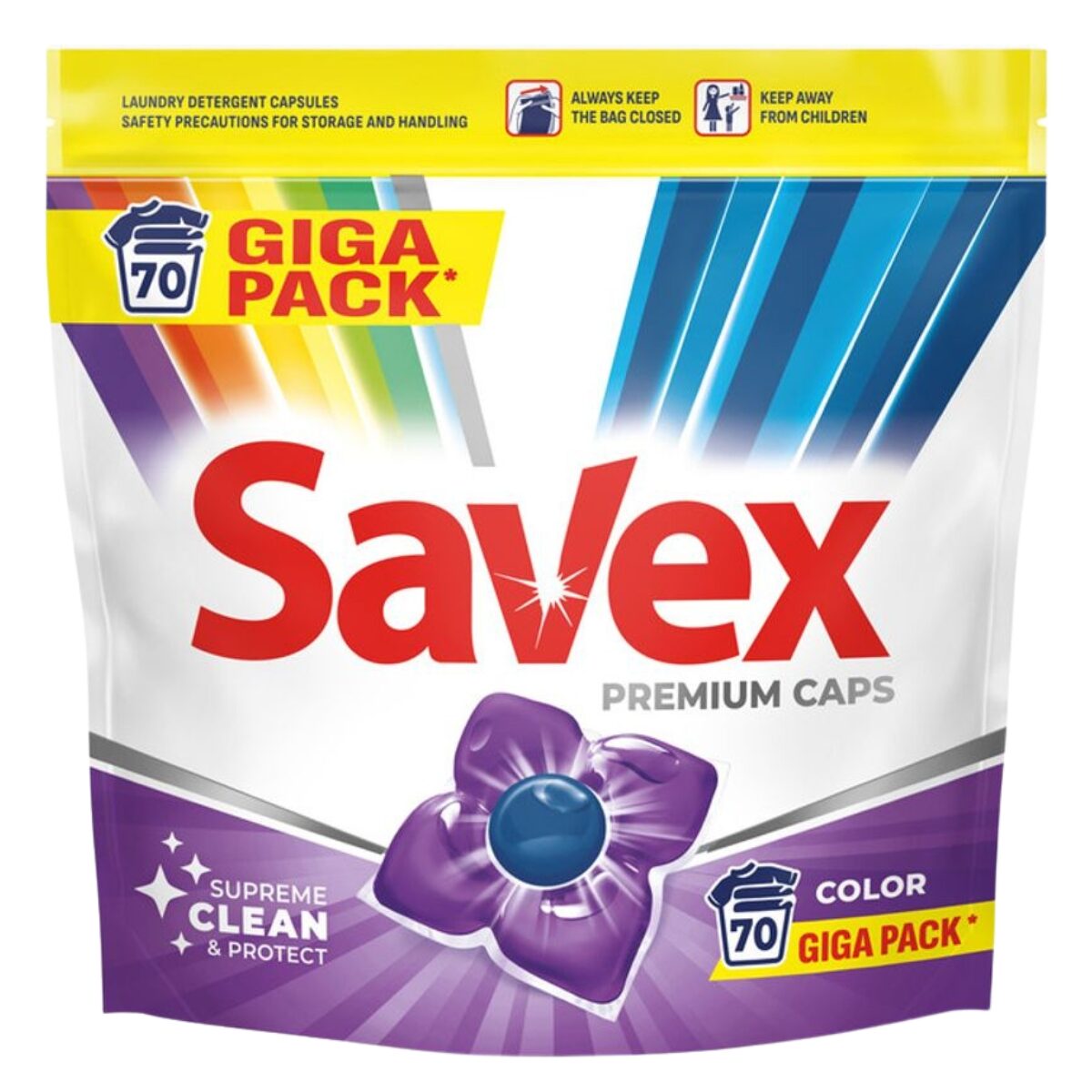 Detergent Capsule Savex Color, 70 Capsule