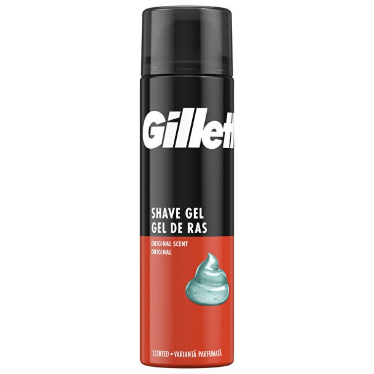 Gel de ras Gillette Regular, 200 ml