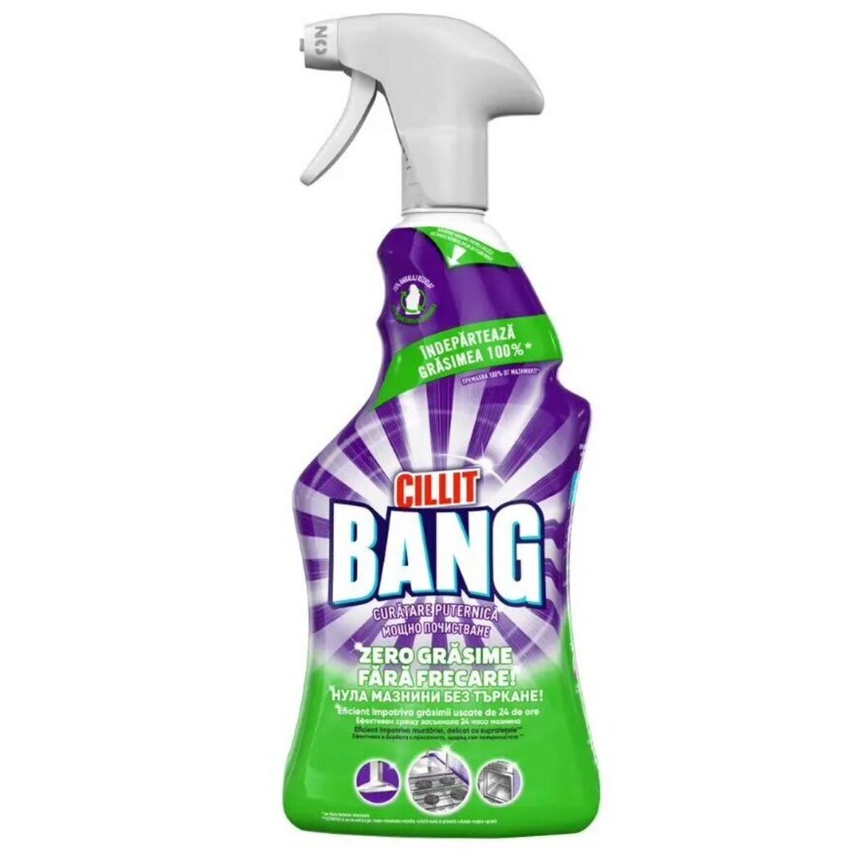 Detergent dezinfectant impotriva grasimii Cillit Bang, 750ml