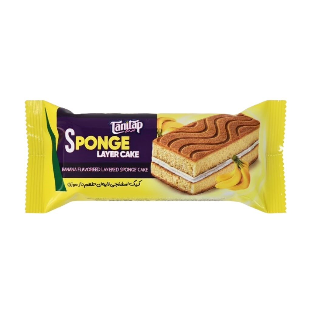 Sponge Cake Tanitap cu Cremă de Banane 50 g