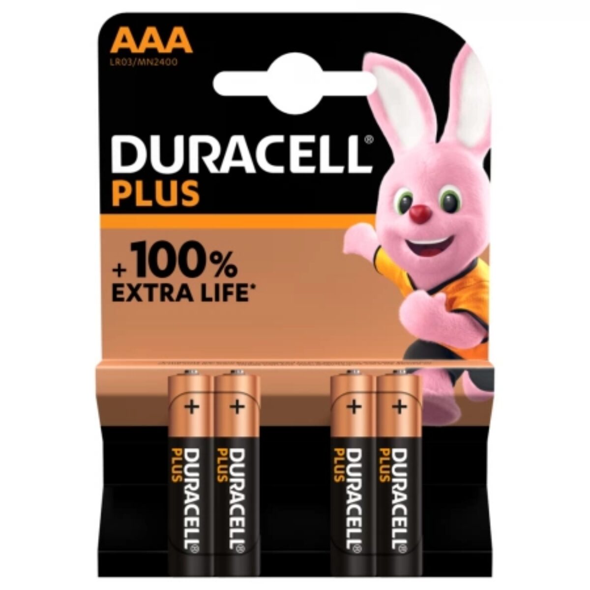 Baterii alcaline Duracell AAAK4, LR03, 4 buc