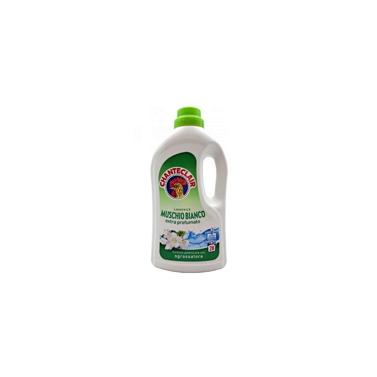 Detergent lichid pentru rufe cu parfum de mosc alb Chanteclair, 1,26l, 28 utilizari