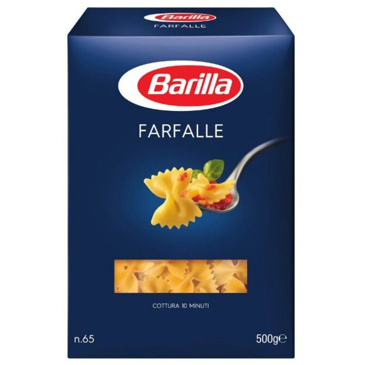Paste scurte farfalle n.65, Barilla, 500g