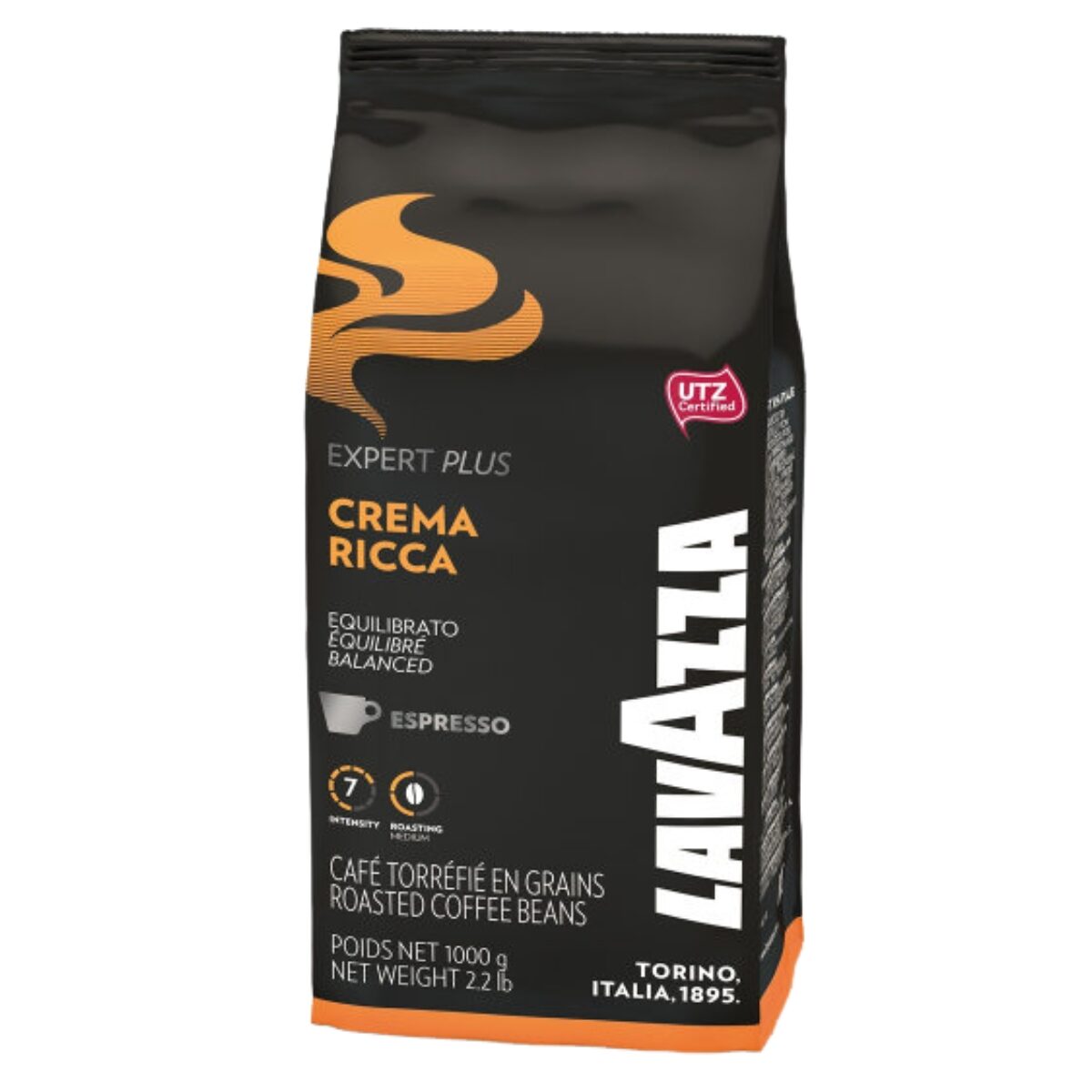 Cafea boabe Lavazza Expert Plus Crema Ricca 1kg
