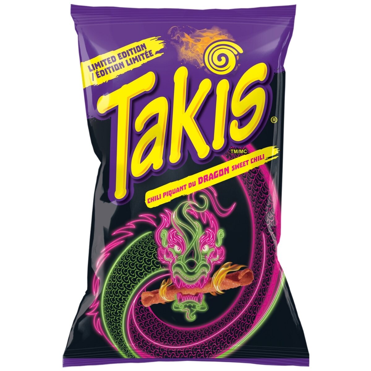 Tortilla chips Takis Dragon Sweet Chili, 90 g