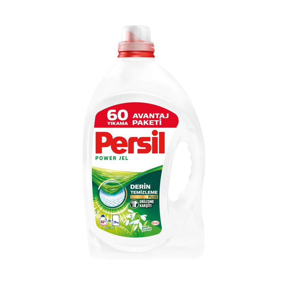 Persil Power Gel Spring Refreshment – Detergent lichid pentru rufe, 3900ml, 60 spalari