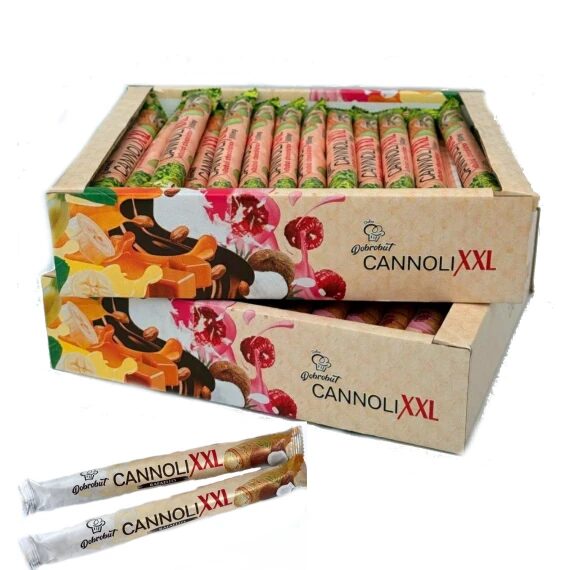 Rulouri crocante cu cremă Cannoli XXL, 42gx40