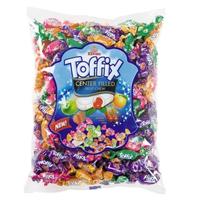 Bomboane gumate cu crema din mix de fructe Toffix, 1 Kg