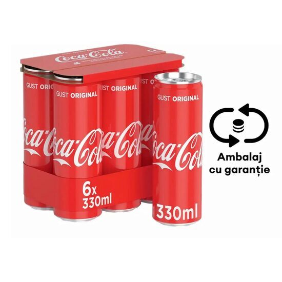 Bautura racoritoare carbogazoasa doza 0.33 Coca Cola, IMP/SGR