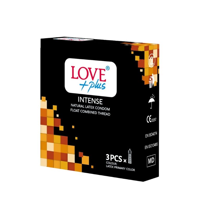 Prezervative Love Plus Intense 3 bucati, 24 cutii