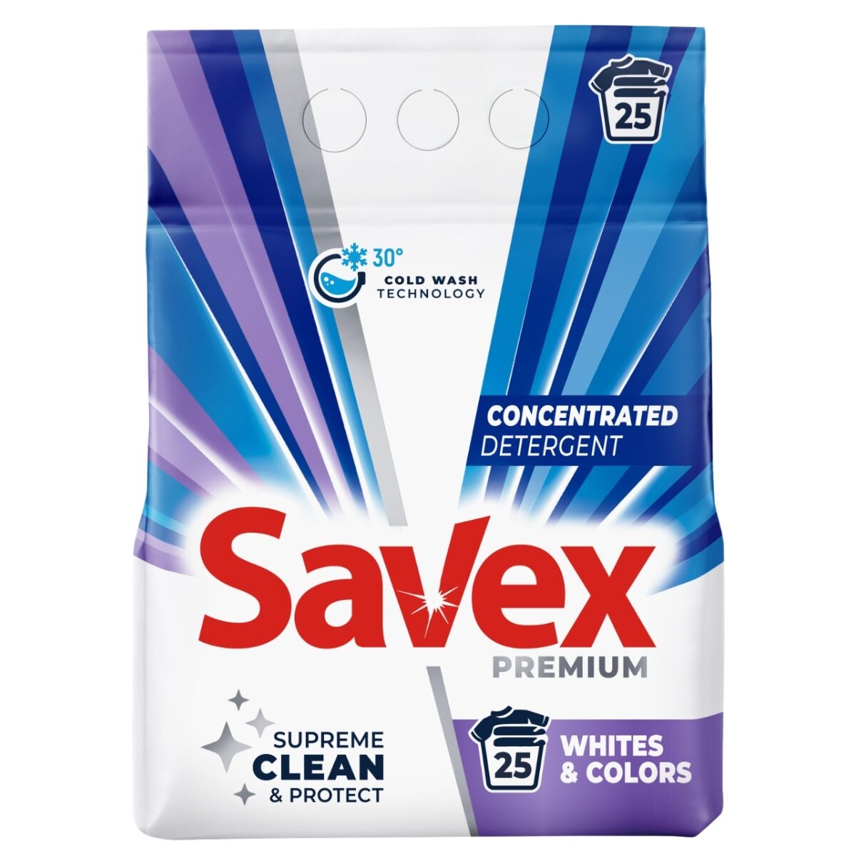 Detergent automat Savex Premium White Colors 2 kg