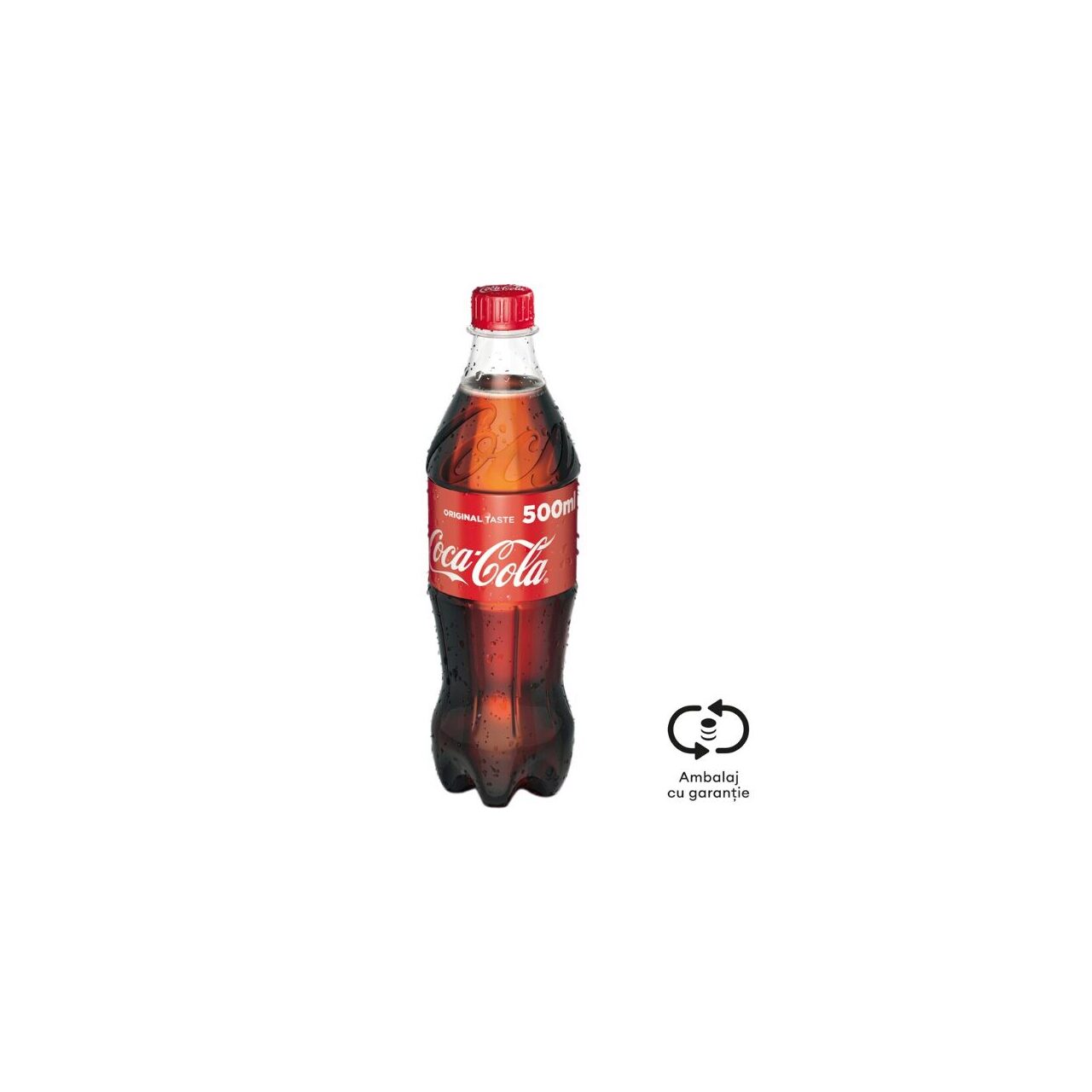 Bautura racoritoare carbogazoasa Coca-Cola 0.5, RO/SGR