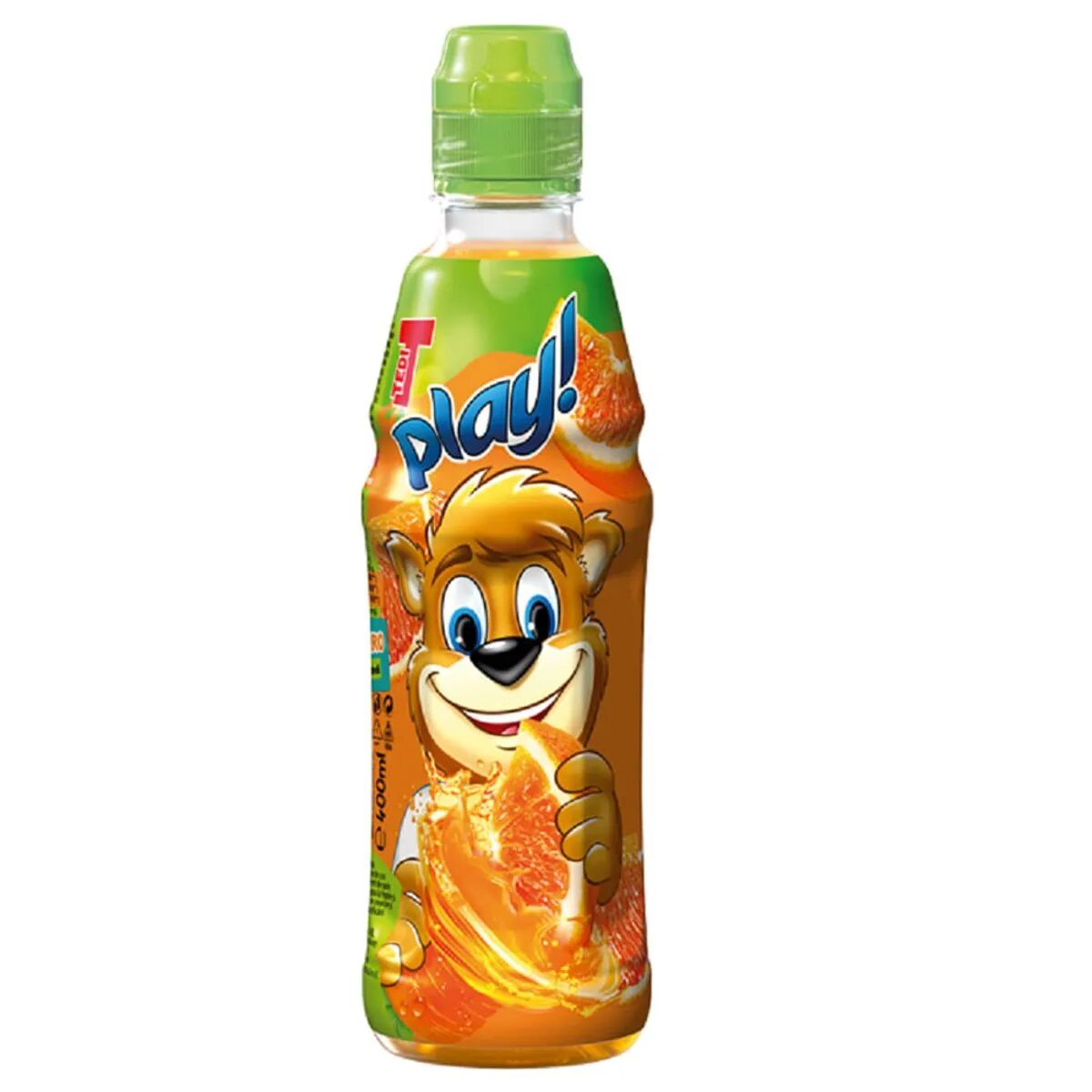 Suc necarbonatat Play de morcovi, portocale rosii, lamaie verde si mere Tedi, 0.4 L, SGR