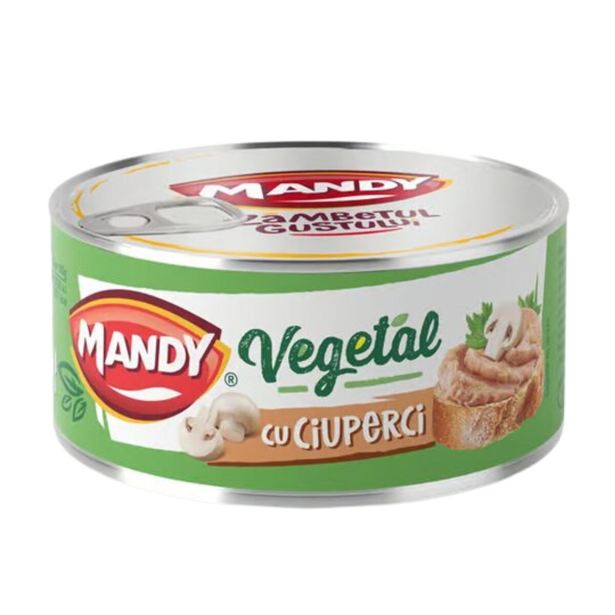 Pateu vegetal cu ciuperci Mandy, 120g