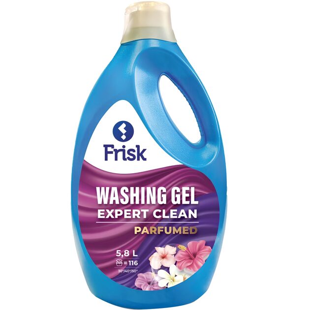 Detergent lichid de rufe universal Frisk Expert Clean Parfumat 5,8 l
