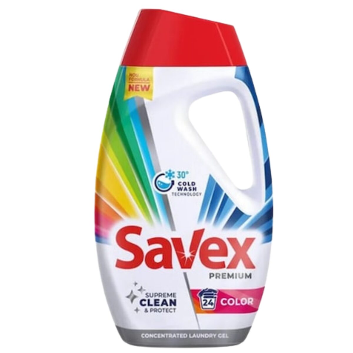 Detergent lichid Savex Premium Color, 24 spalari, 1.08 l
