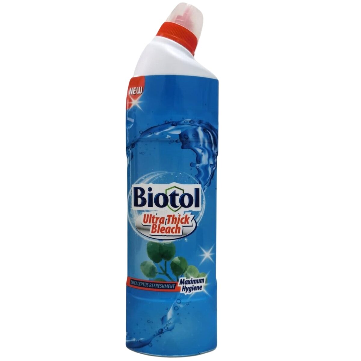 Gel dezinfectant pentru toaleta cu clor si aroma de eucalipt Biotol Ultra Thick Bleach, 750ml