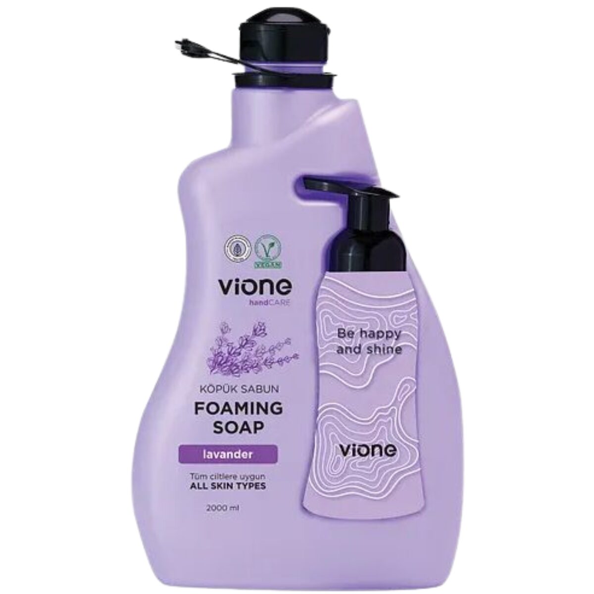 Sapun lichid spuma Vione cu aroma de Lavanda 2000ml