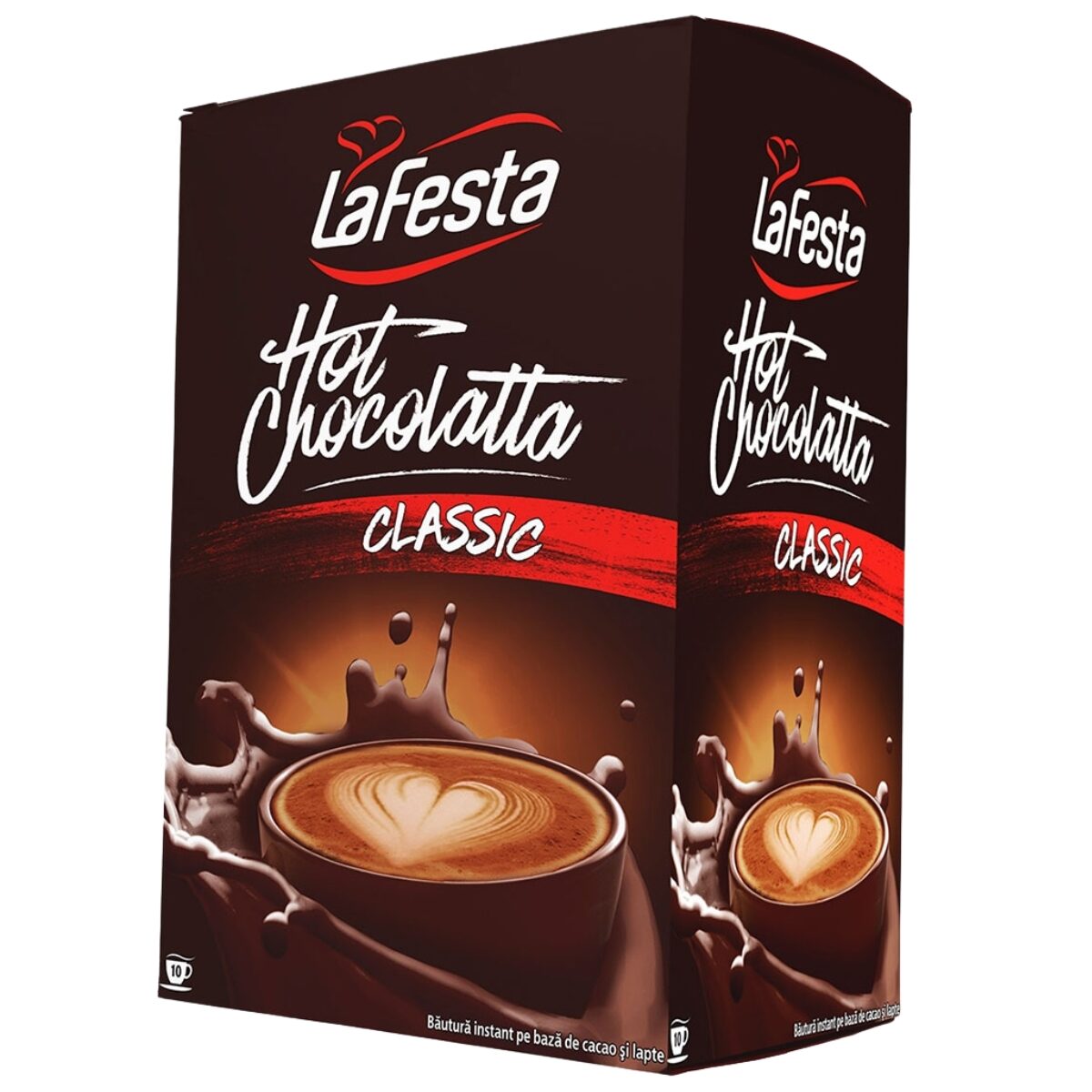 Ciocolata calda instant, La Festa Clasic, 250 g, 6 bucati