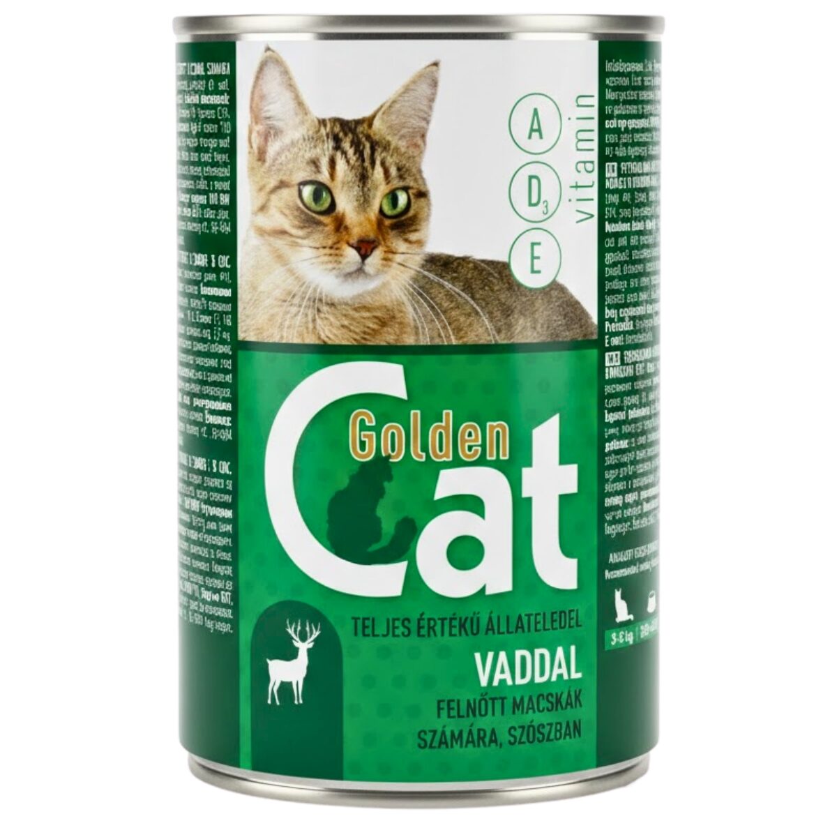 Conservă pentru pisici Golden Cat cu gust de caprioara, 415g