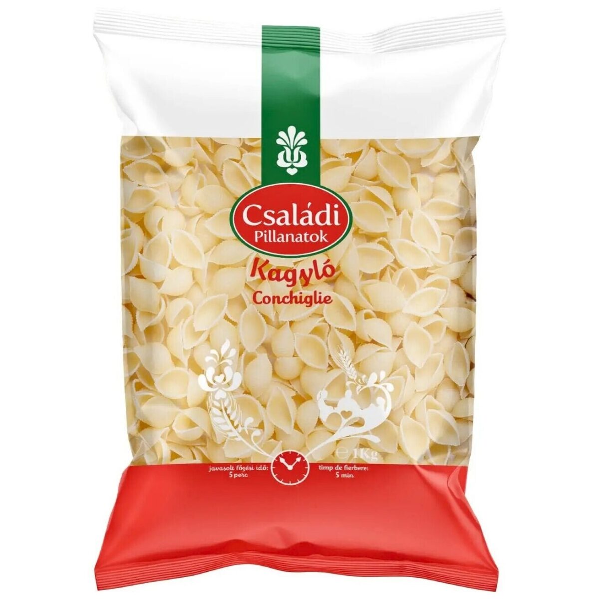 Paste fainoase Conchiglie Csaladi, Baneasa, 1 kg