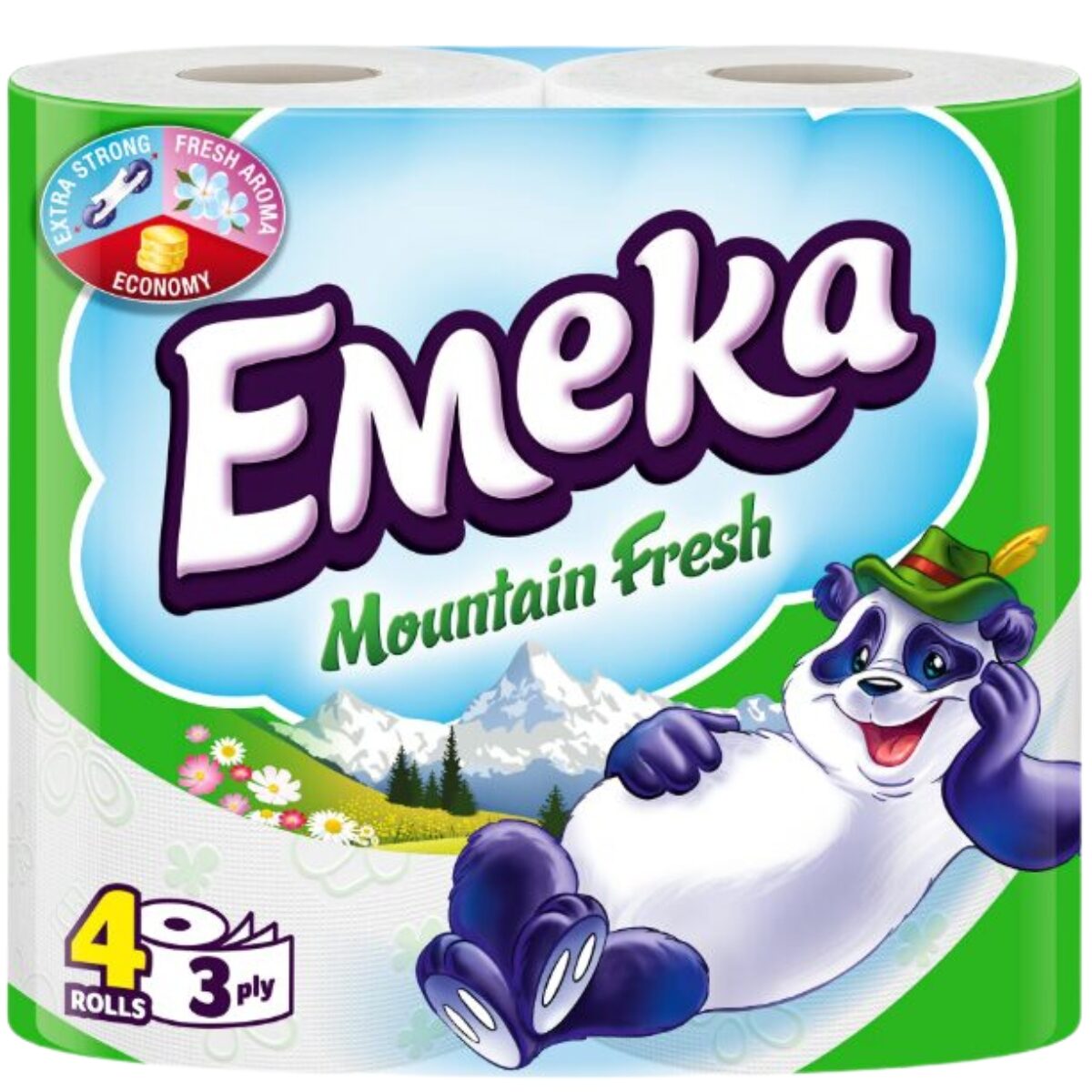 Hartie Igienica Emeka Mount Fresh, 4 Role