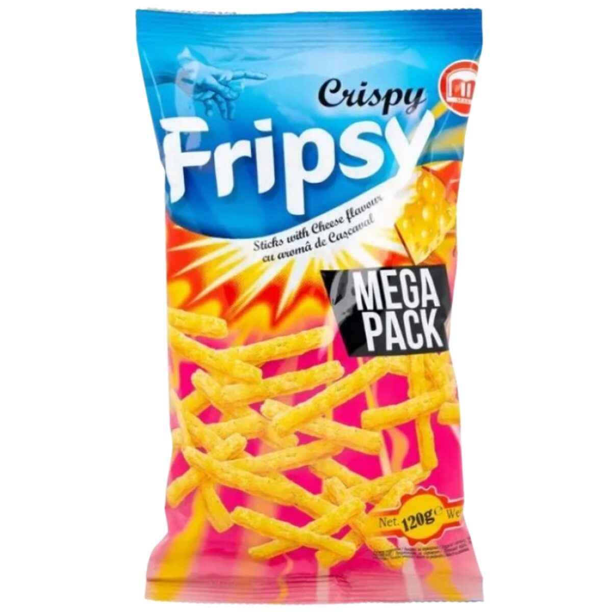 Sticksuri cu branza Fripsy Sticks, 120g