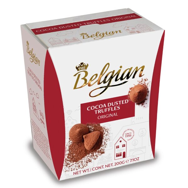 Bomboane de ciocolata, Trufe cu cacao The Belgian original 200g