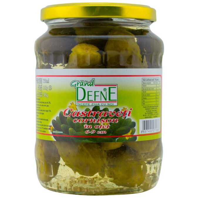 Castraveti In Otet Defne, 720 ml
