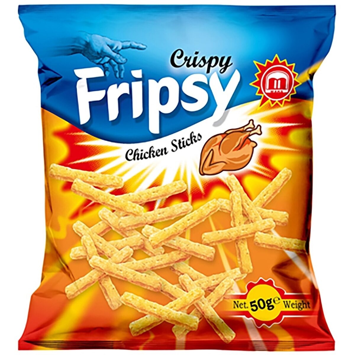Sticksuri cu pui Fripsy 50g