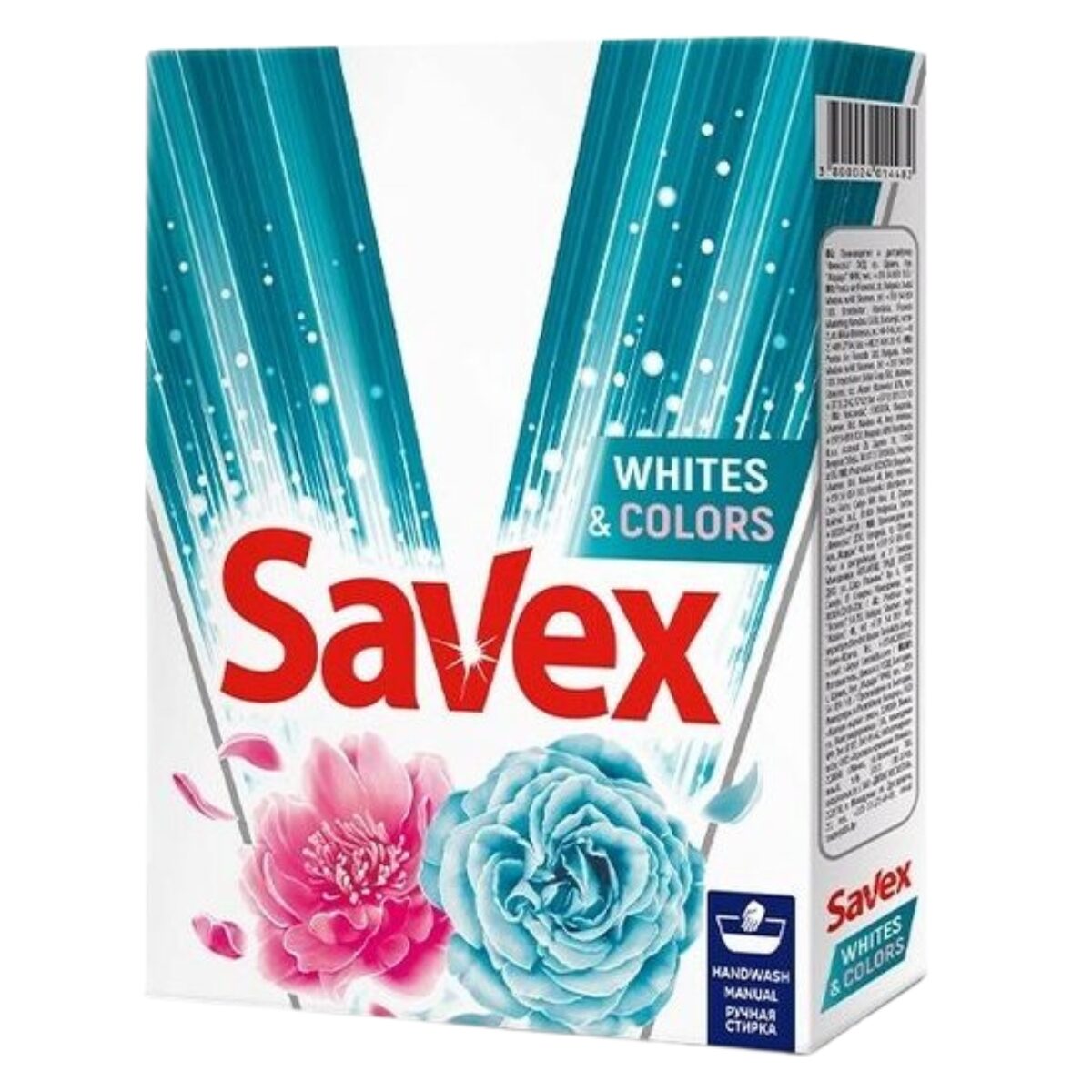 Detergent rufe manual White&Colors Savex 400g