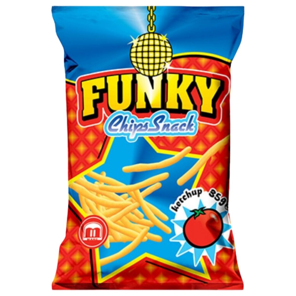 Snack Funky cu aroma de ketchup 95g