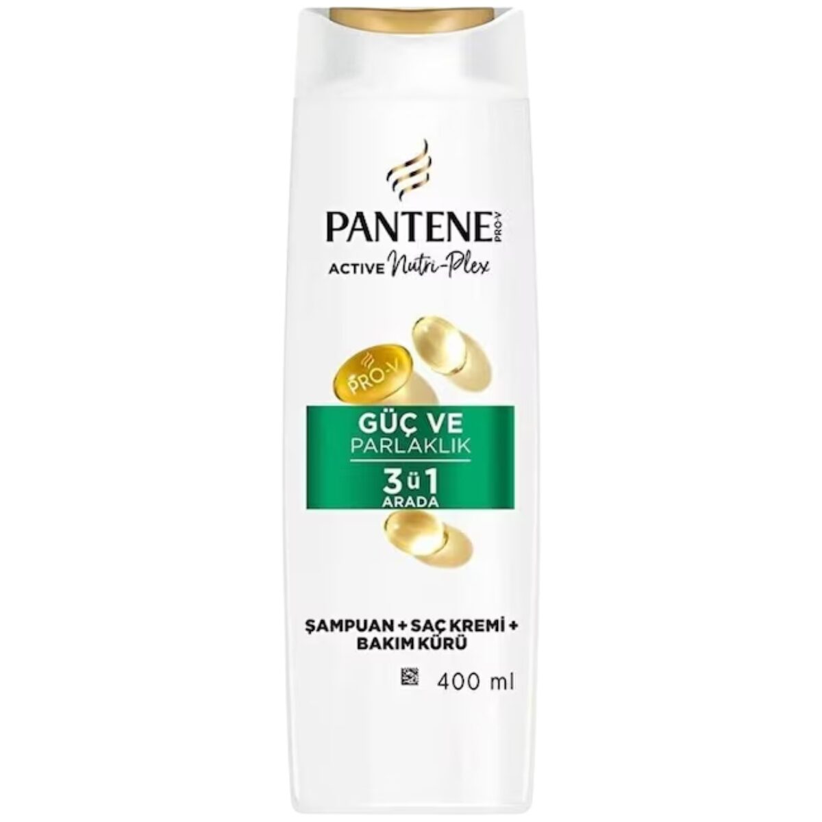 Sampon 3 in 1 Pantene, putere si stralucire, 400 ml, pentru par normal, femei