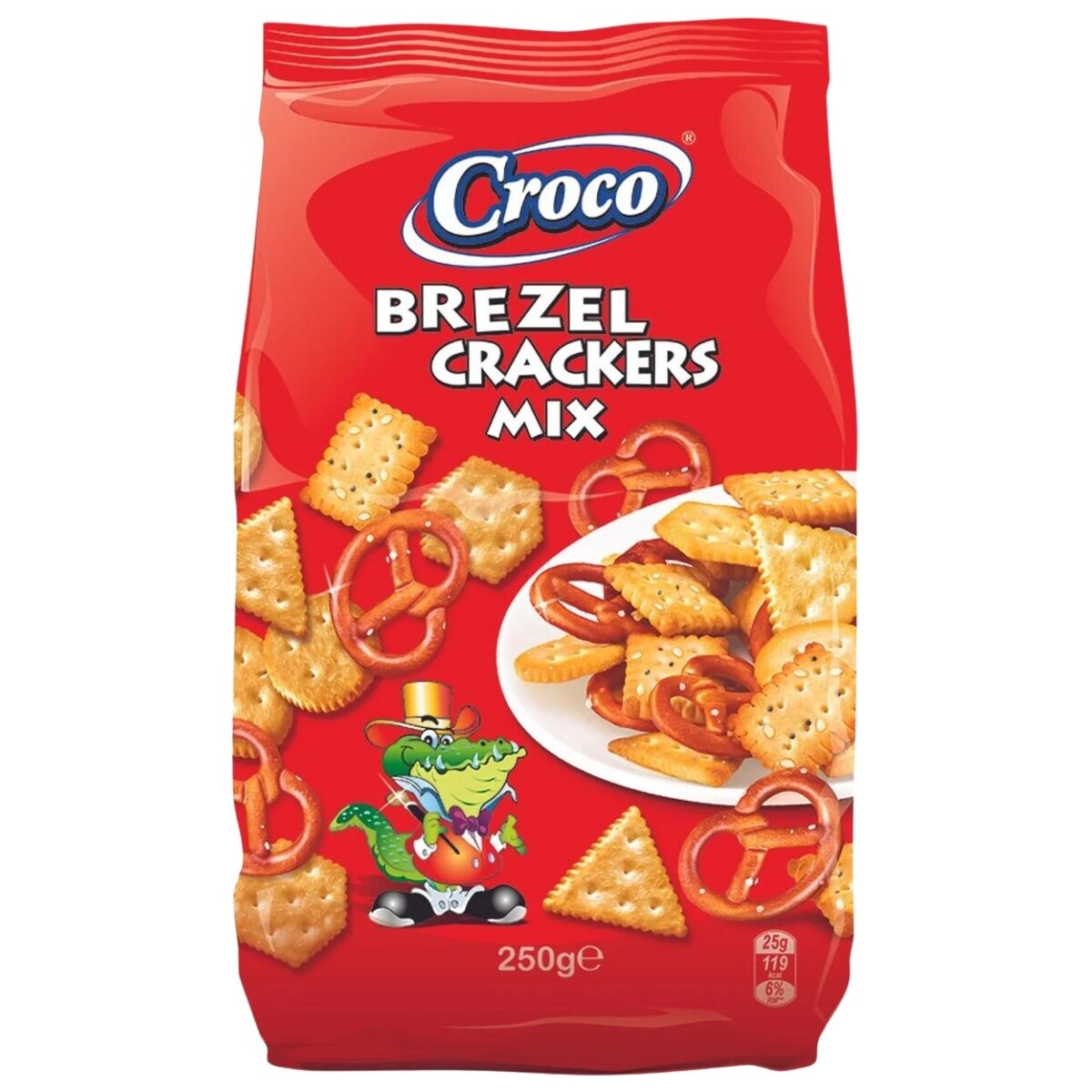 Mix Brezel Si Crackers, 250 g, Croco
