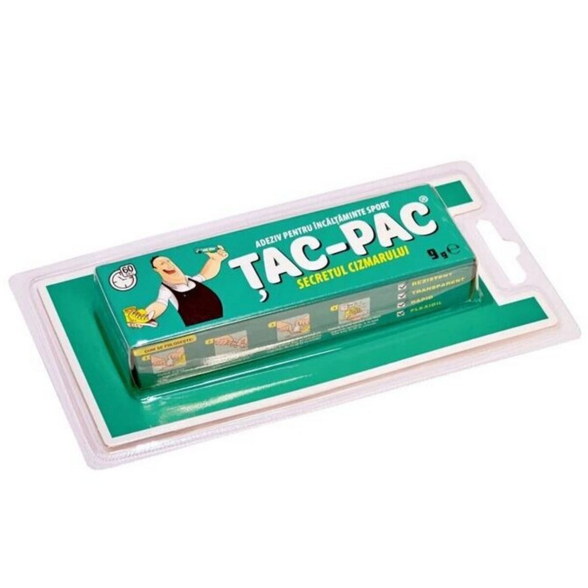 Adeziv incaltaminte, Tac - Pac, 9 g, 6 bucati