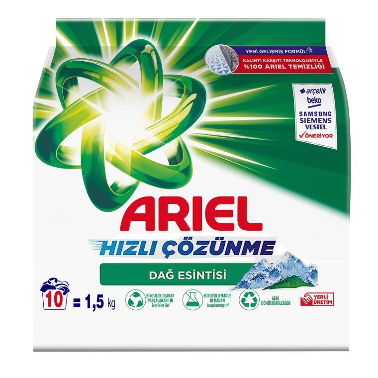 Detergent Ariel Mountain Breeze 1.5 kg, 10 spalari