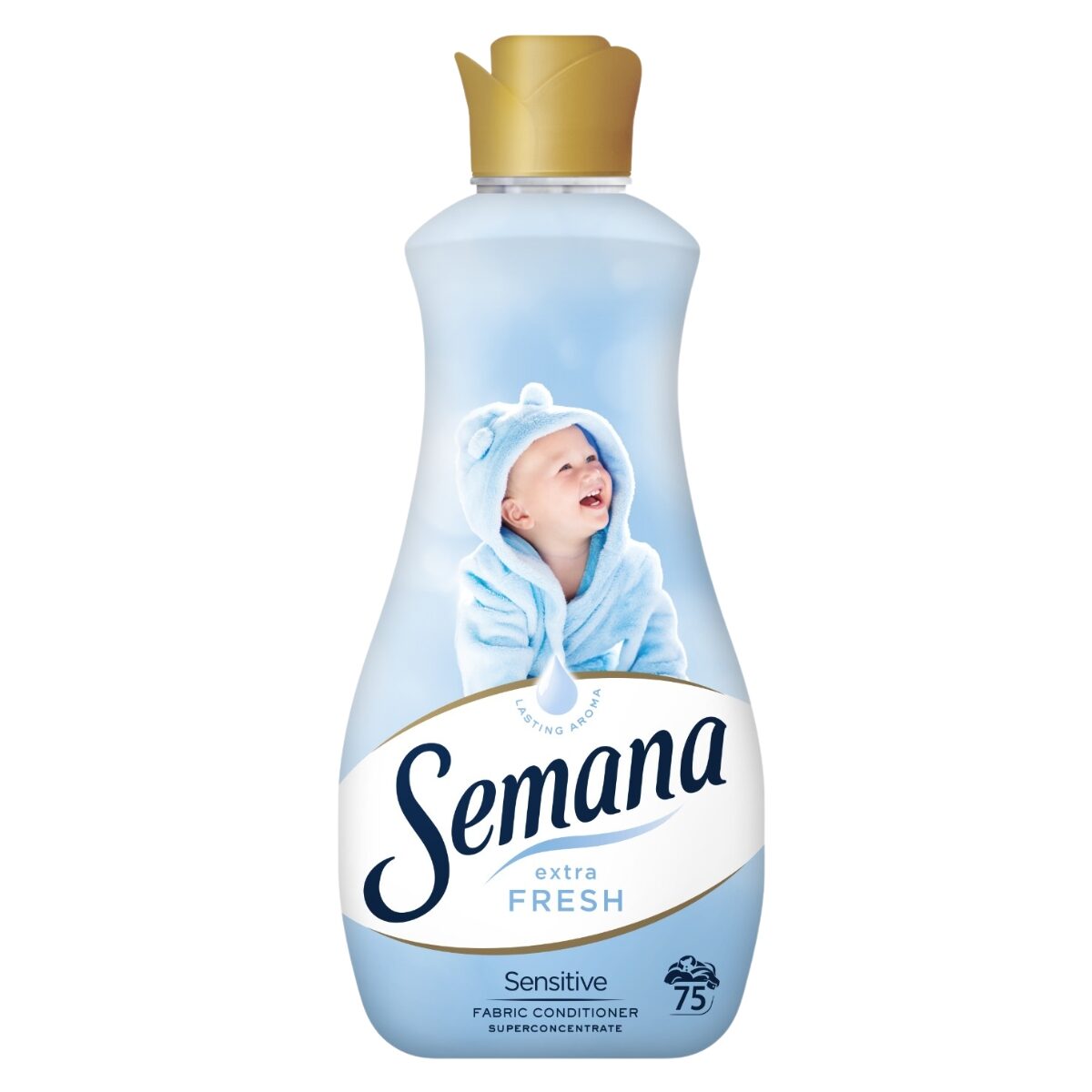 Balsam de rufe superconcentrat Extra fresh, Sensitive, 75 spălări, 1.5l